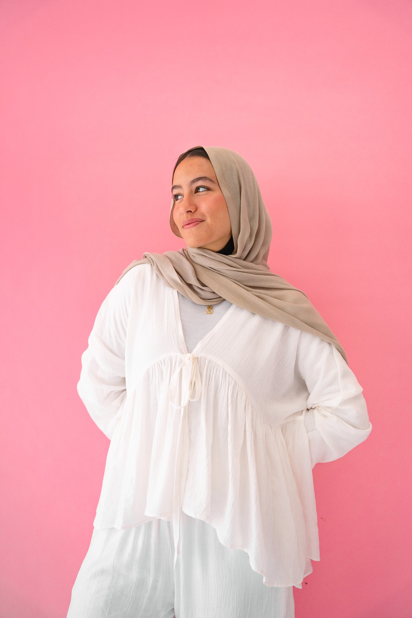 Day dreamer blouse in white