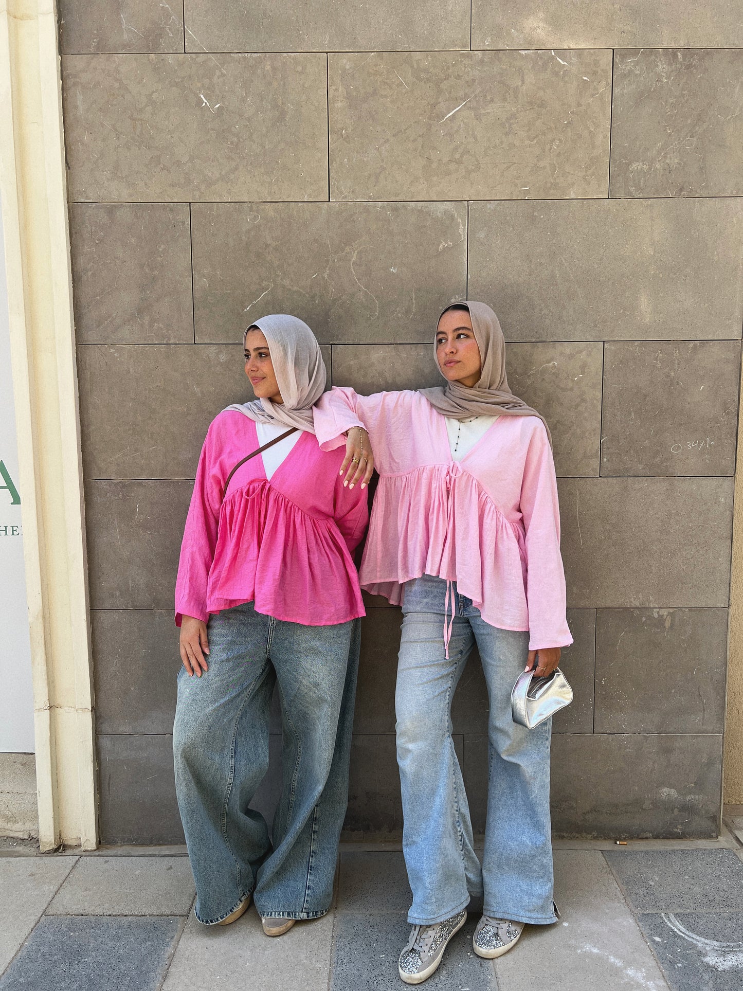 Day dreamer blouse in hot pink