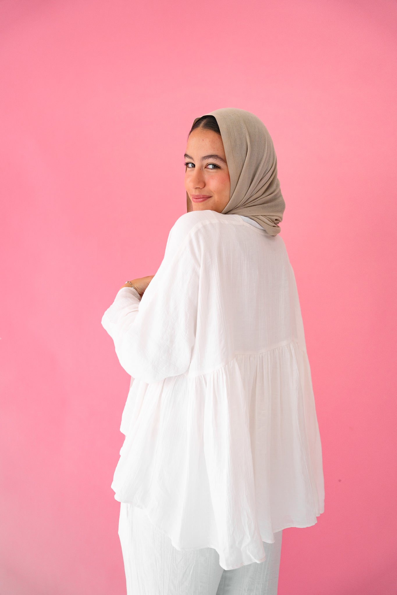 Day dreamer blouse in white