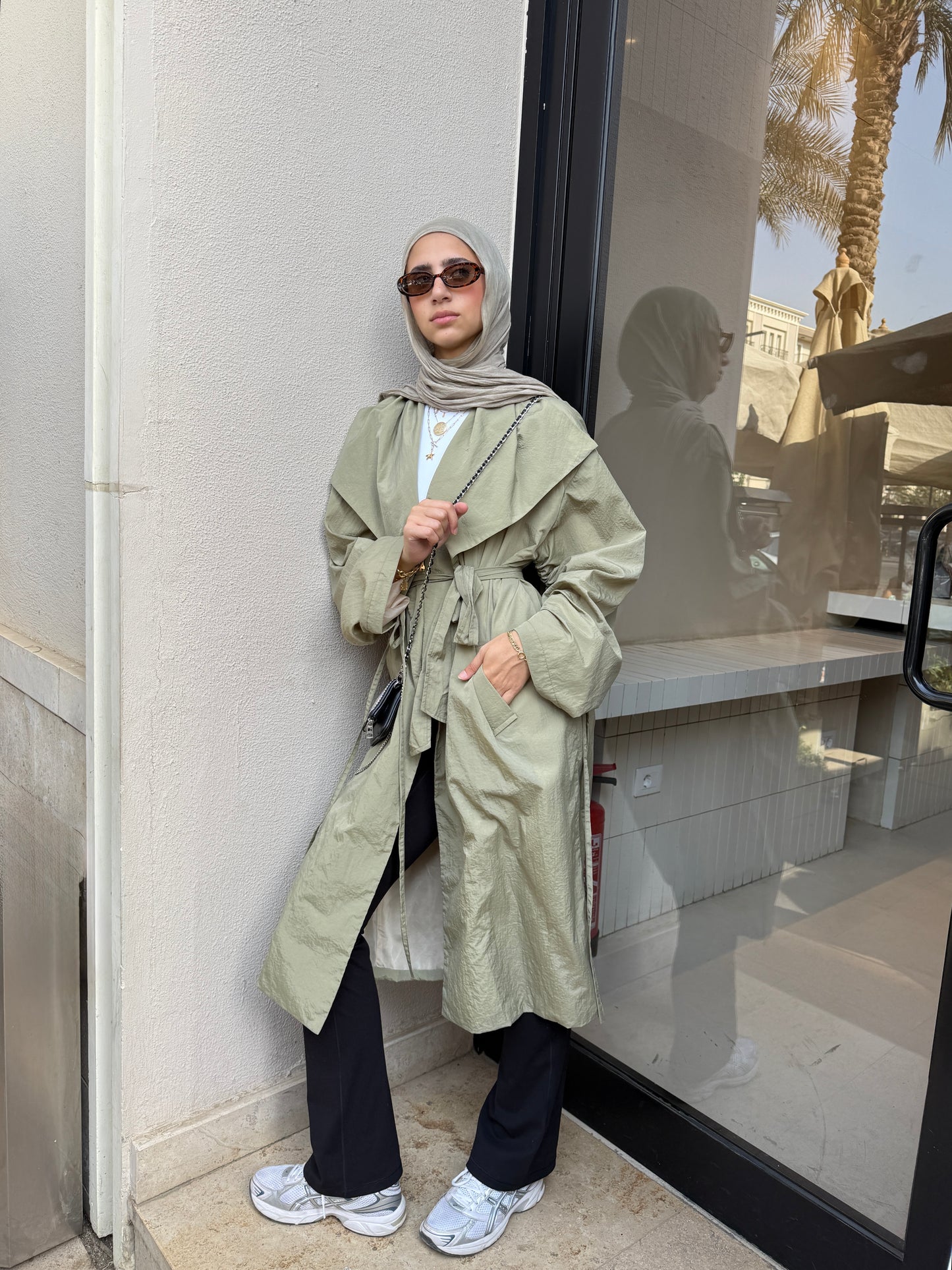 City Rush Coat in Khaki