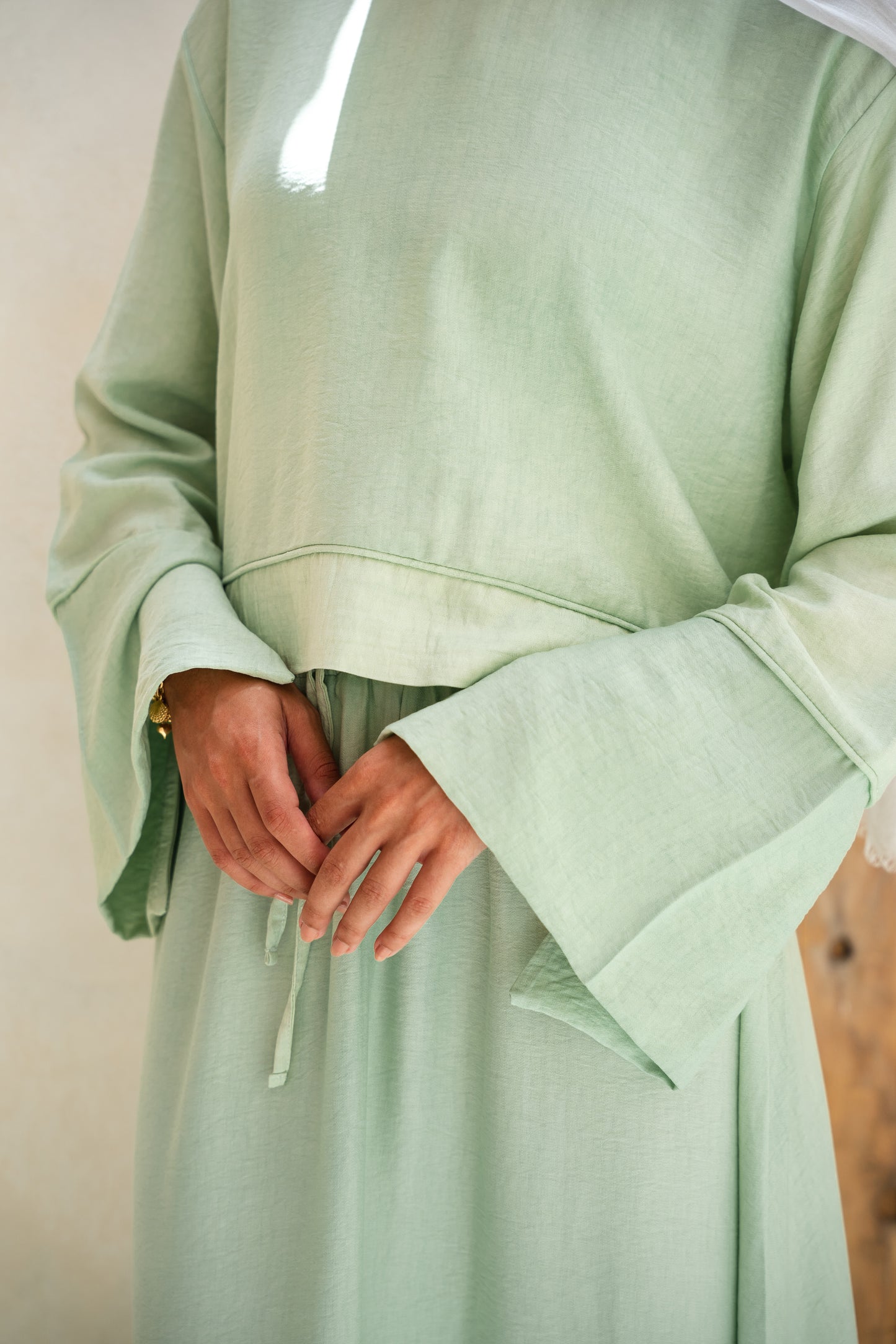 Alma Set in Pastel Green