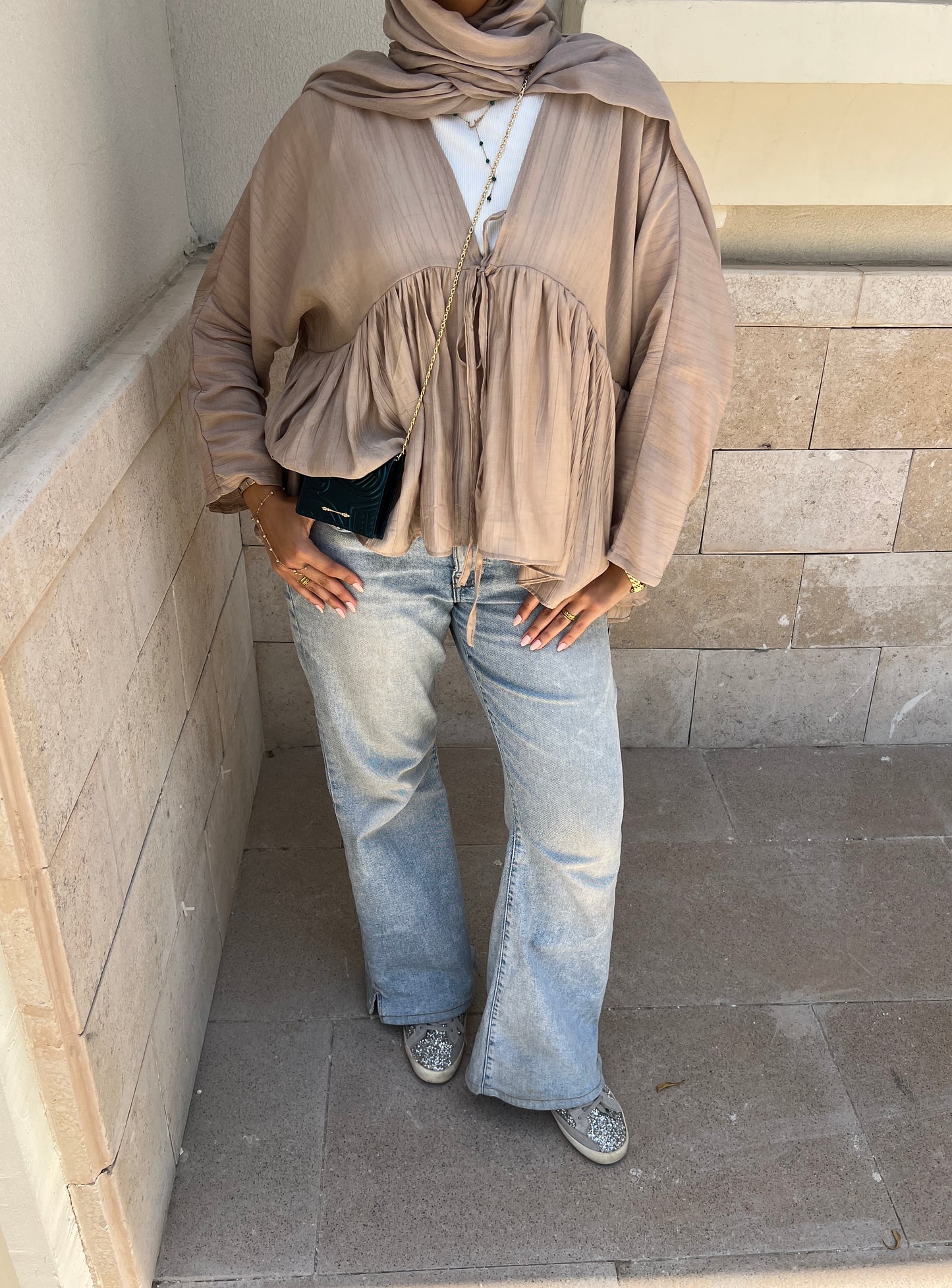 Day dreamer blouse in cafè