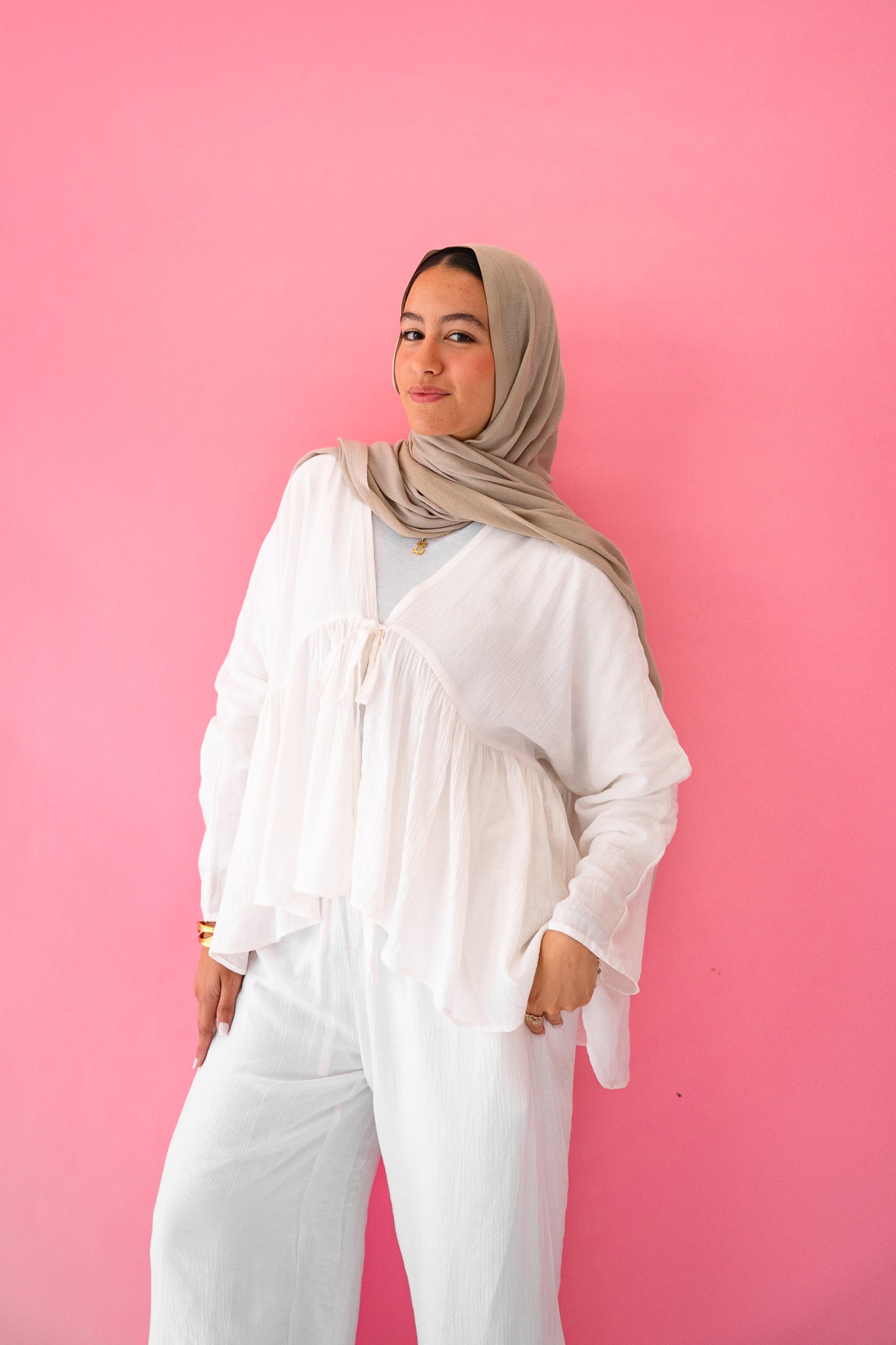Day dreamer blouse in white