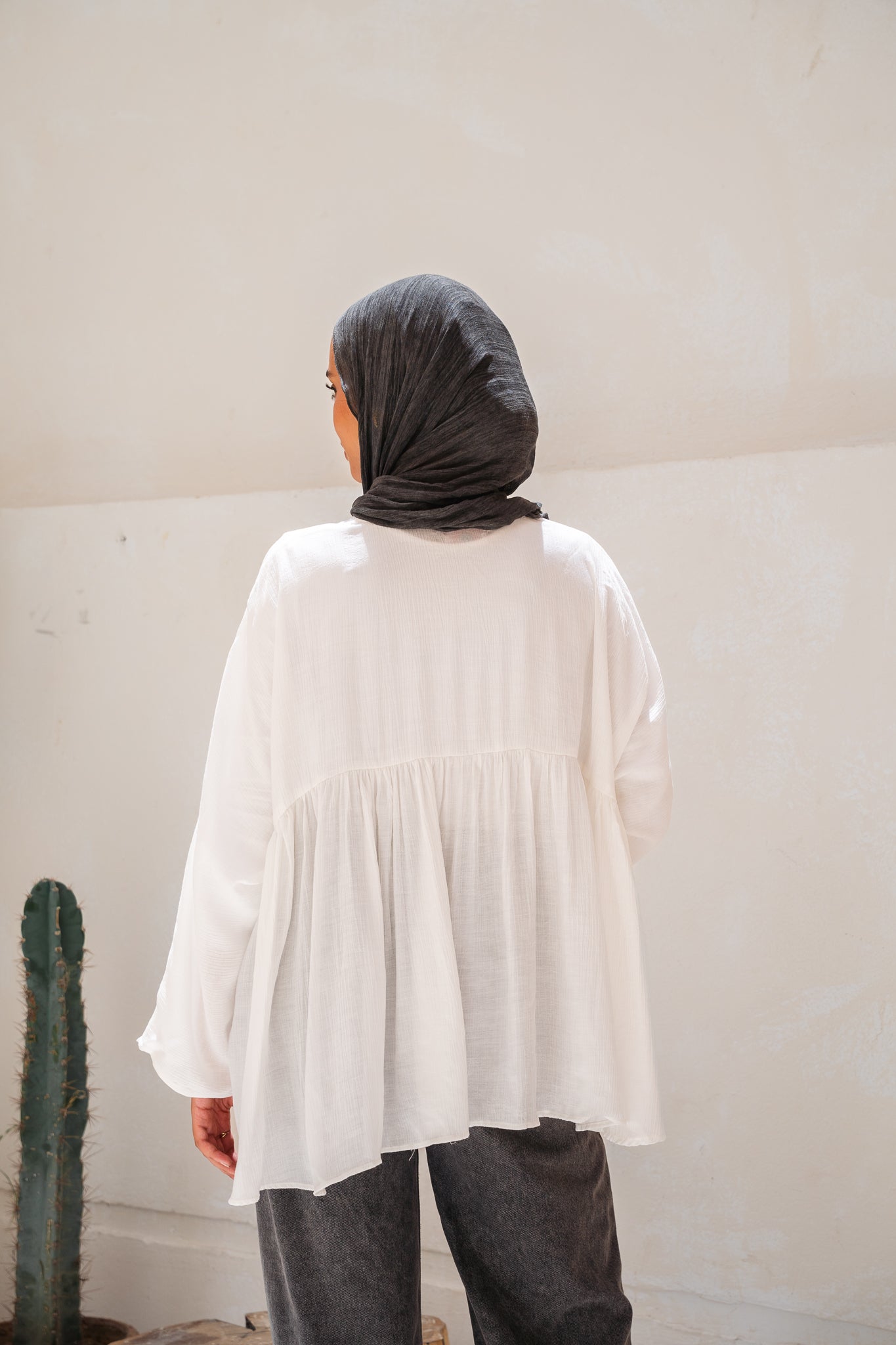 Day dreamer blouse in white