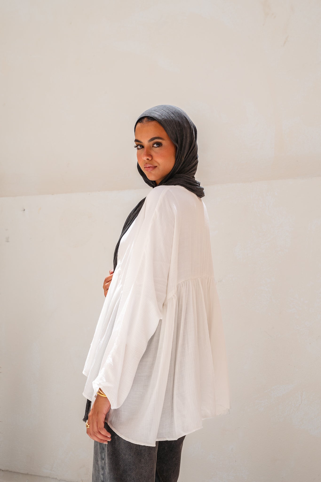 Day dreamer blouse in white