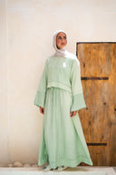 Alma Set in Pastel Green