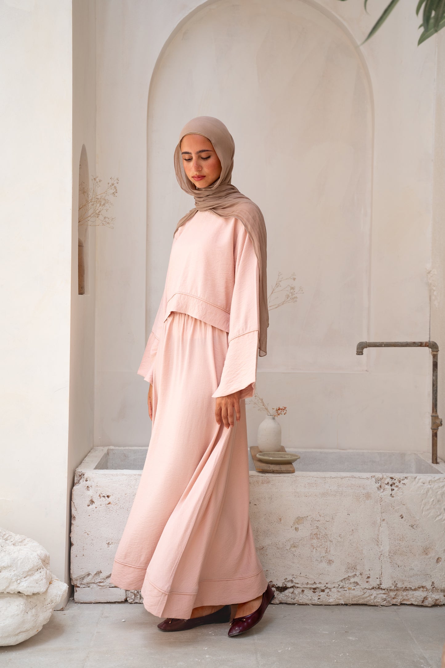 Alma Set in Powder Pink