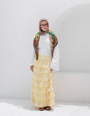 Cascade skirt - yellow