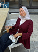 day dreamer blouse in maroon