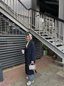 Madeline trench coat in navy