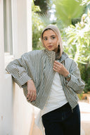 Stadium striped jacket
