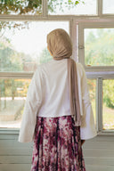 Low cut tee - white