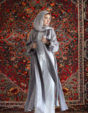 Qamar Cardigan in Grey