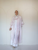 Qamar Cardigan in Powder Pink