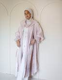 Qamar Cardigan in Powder Pink
