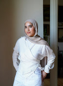 The waisted shirt - off white