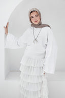 Cascade skirt - offwhite