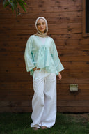 Day dreamer blouse - ice blue