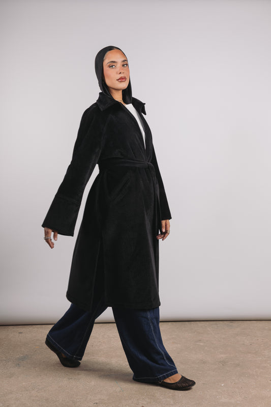 Self Made Coat in Black