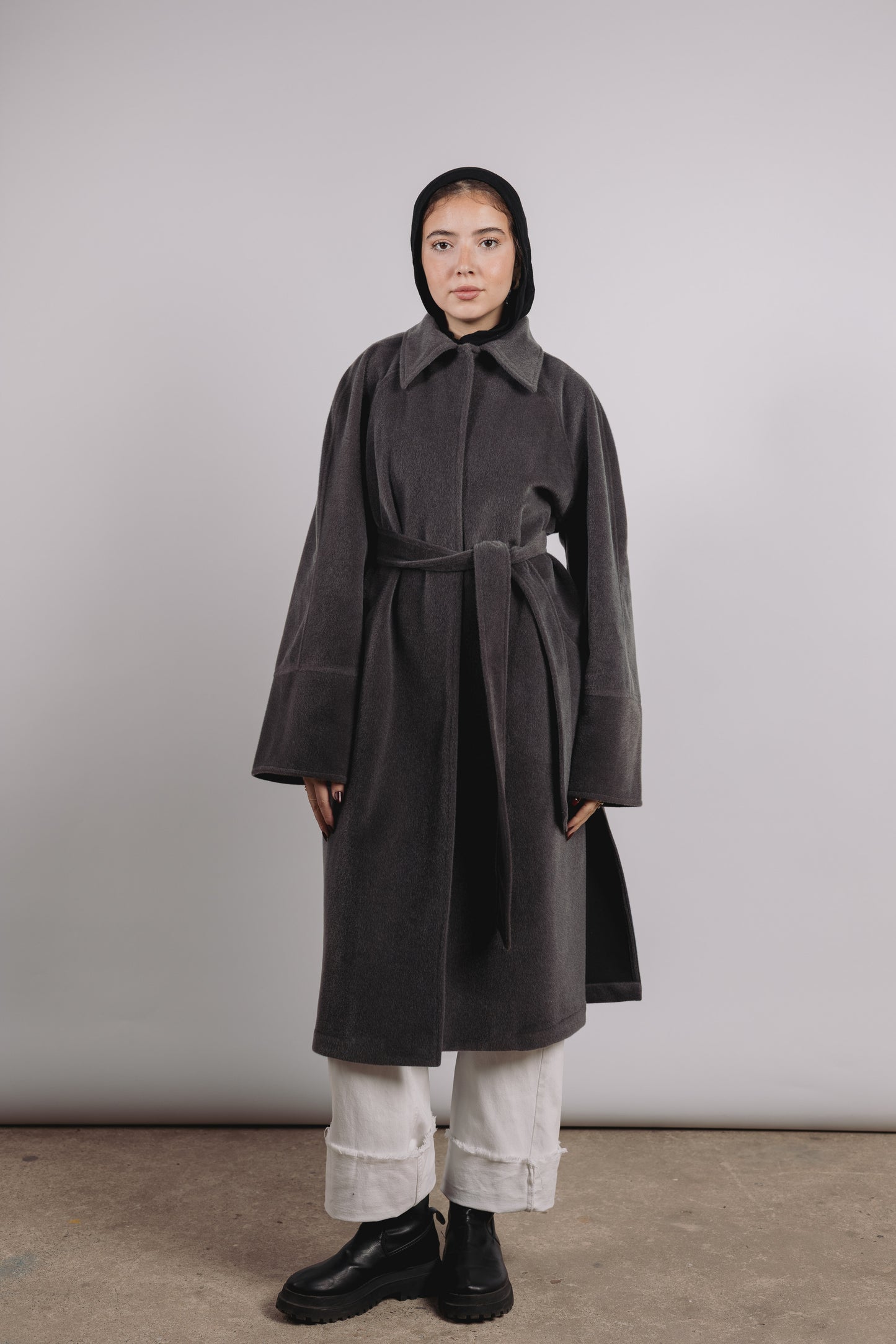 Self Made Coat in Grey