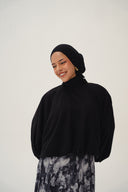 Lumi wool top - black