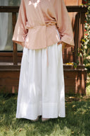 Lola popline skirt - white