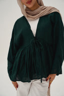 Day dreamer blouse - emerald green