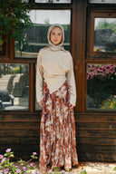 The waisted shirt - beige
