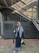 Madeline trench coat in navy