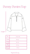Denny Denim Top