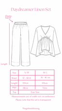 Daydreamer Linen Set in butter Yellow