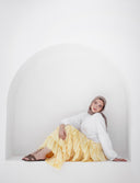 Cascade skirt - yellow