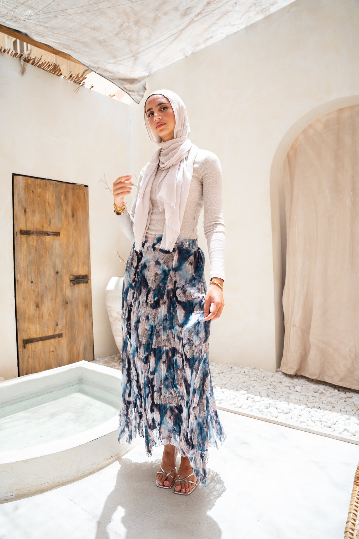 Sun-Kissed Skirt in Blue