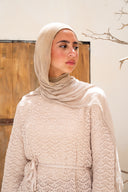 Seashell Crochet Set in Beige