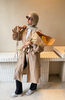 City Rush Coat in Beige
