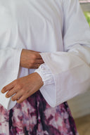 Low cut tee - white