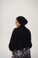 Lumi wool top - black