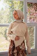 The waisted shirt - beige