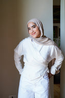 The waisted shirt - off white