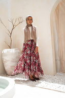 Fairy Skirt in maroon