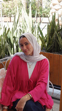 day dreamer blouse in fuchsia