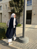 Not So Basic Coat in Navy