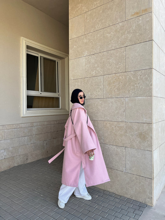 Not So Basic Coat in Pink
