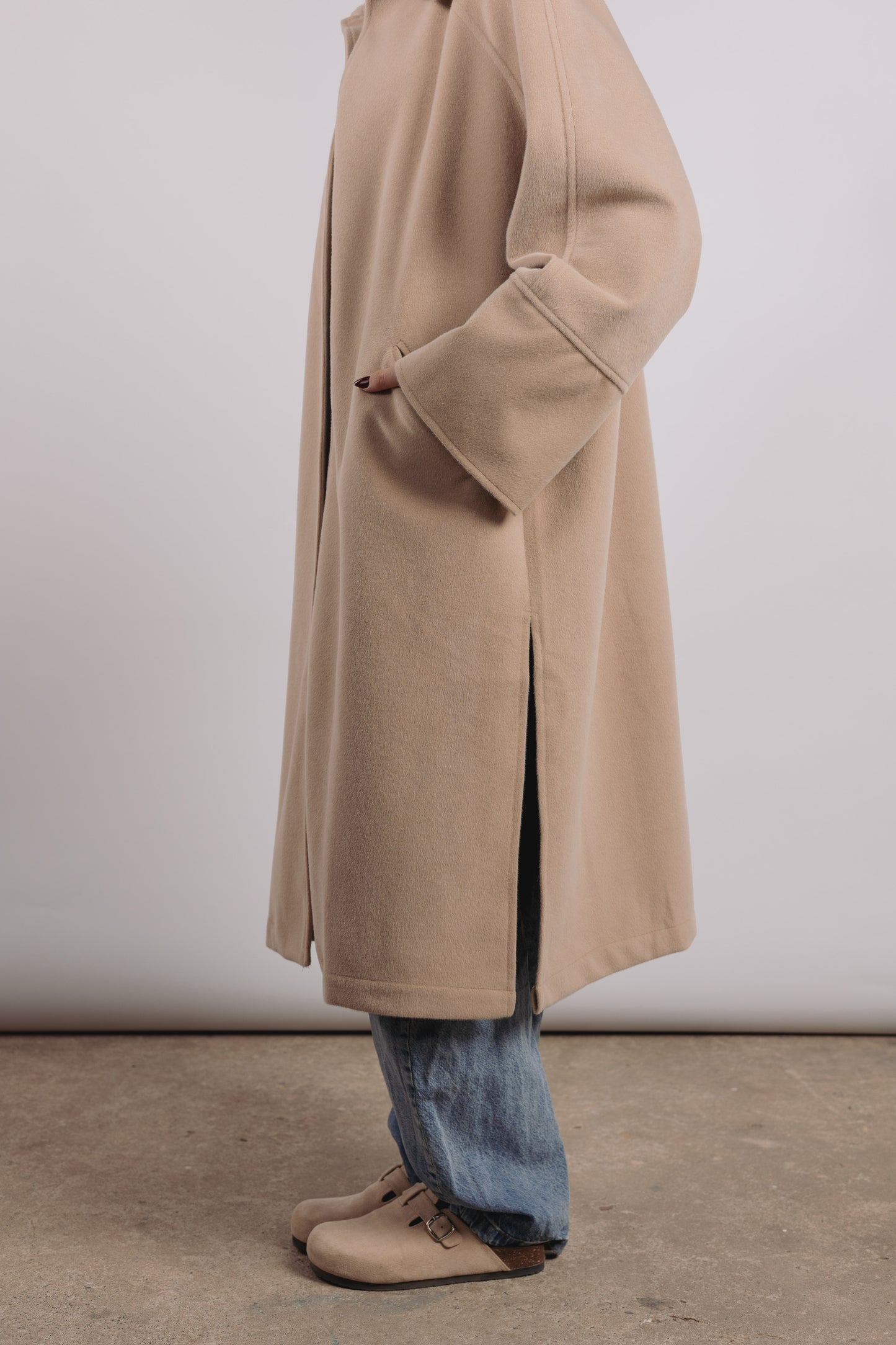 Self Made Coat in Beige