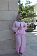 Day dreamer set in powder pink