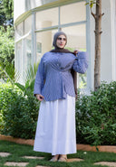 Twist Stripe Shirt - blue