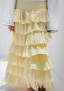 Cascade skirt - yellow