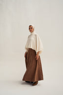 safy suede skirt - camel