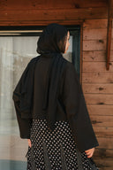 Low cut tee - black