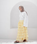 Cascade skirt - yellow